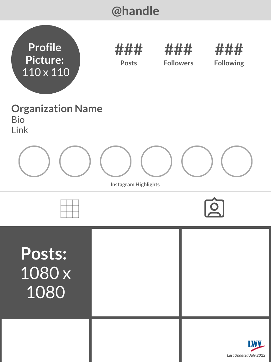 Photo dimensions for Instagram content